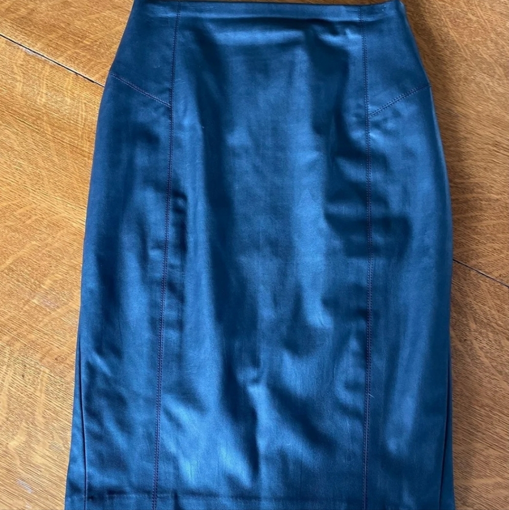Express Leather Skirt